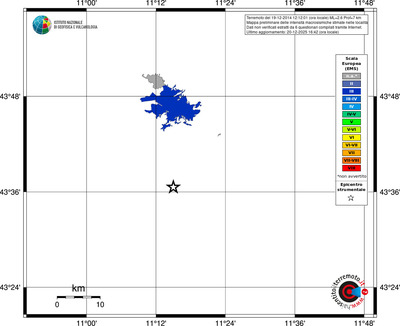 Mappa EMS - territori località