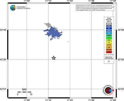 Mappa MCS - territori località
