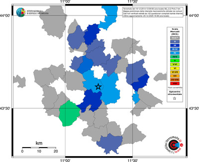 Mappa MCS - territori comuni