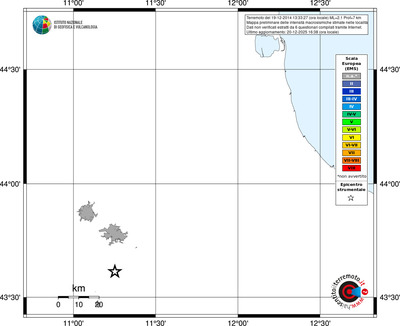 Mappa EMS - territori località