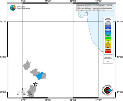 Mappa EMS - territori comuni