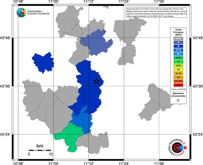 Mappa EMS - territori comuni