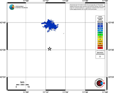 Mappa EMS - territori località