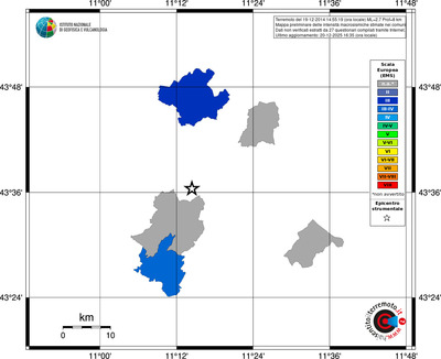 Mappa EMS - territori comuni