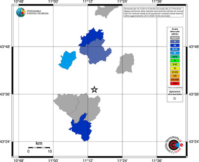Mappa MCS - territori comuni