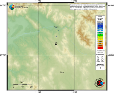 Mappa EMS - località