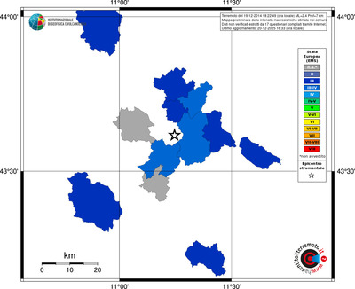 Mappa EMS - territori comuni
