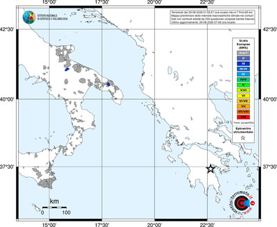 Mappa EMS - territori comuni