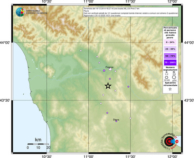 Mappa comuni con almeno 3 questionari
