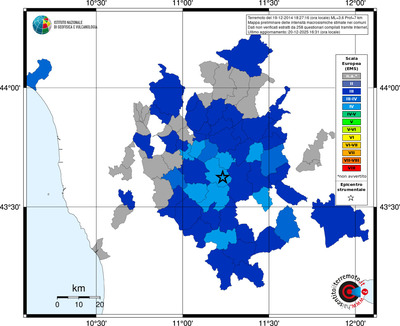 Mappa EMS - territori comuni