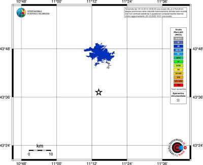 Mappa MCS - territori località