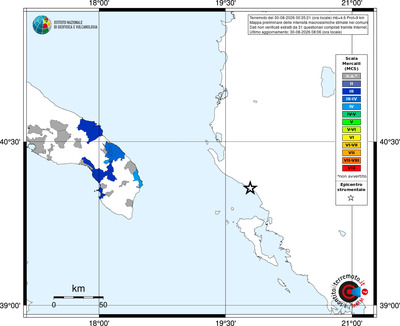 Mappa MCS - territori comuni