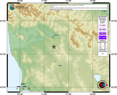 Mappa comuni con almeno 3 questionari