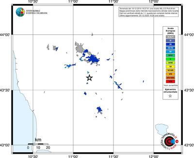Mappa EMS - territori località