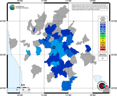 Mappa EMS - territori comuni