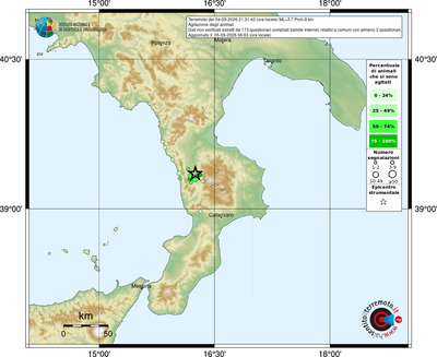Mappa comuni con almeno 3 questionari