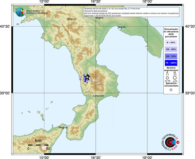 Mappa comuni con almeno 3 questionari