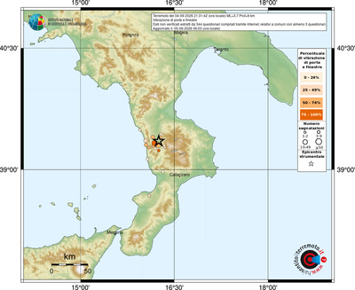 Mappa comuni con almeno 3 questionari