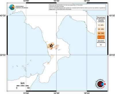 Mappa territorio comunale con almeno 3 questionari