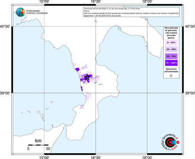 Mappa territorio comunale con almeno 3 questionari