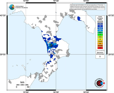 Mappa EMS - territori comuni