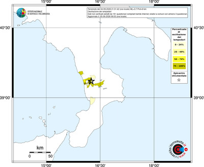 Mappa territorio comunale con almeno 3 questionari