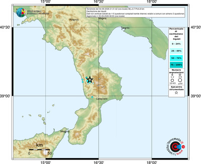 Mappa comuni con almeno 3 questionari