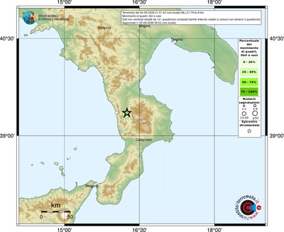 Mappa comuni con almeno 3 questionari