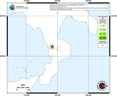 Mappa territorio comunale con almeno 3 questionari
