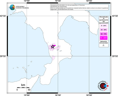 Mappa territorio comunale con almeno 3 questionari