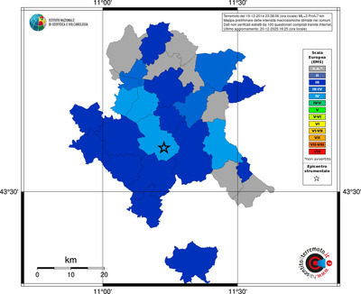Mappa EMS - territori comuni