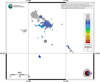Mappa MCS - territori località