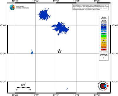 Mappa EMS - territori località