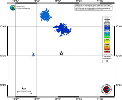 Mappa MCS - territori località