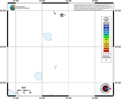 Mappa EMS - territori località