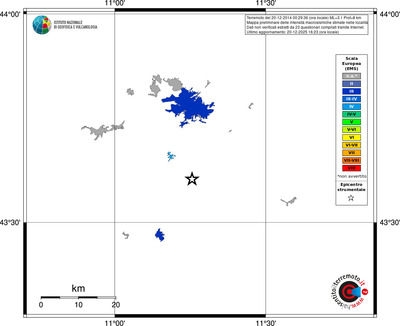 Mappa EMS - territori località