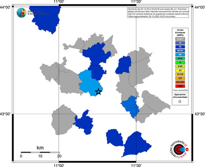 Mappa EMS - territori comuni
