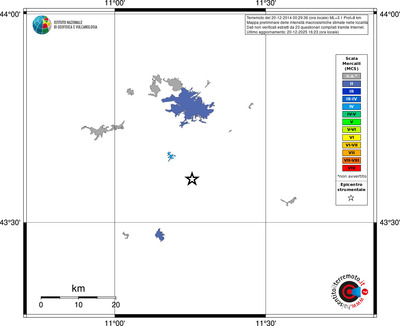 Mappa MCS - territori località