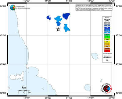 Mappa EMS - territori comuni