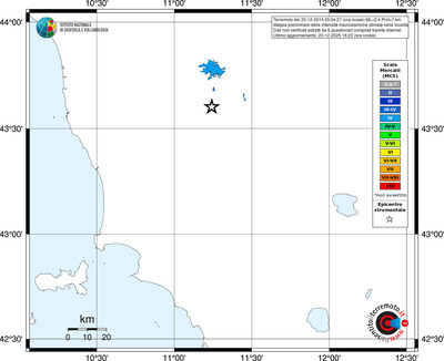 Mappa MCS - territori località