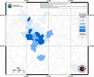 Mappa territorio comunale con almeno 3 questionari