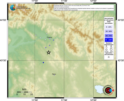 Mappa comuni con almeno 3 questionari