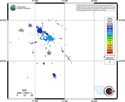 Mappa MCS - territori località