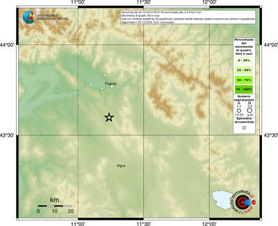Mappa comuni con almeno 3 questionari