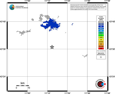 Mappa EMS - territori località