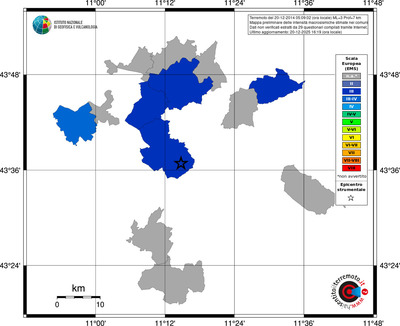 Mappa EMS - territori comuni