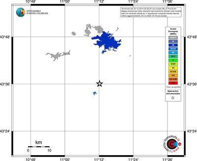 Mappa EMS - territori località