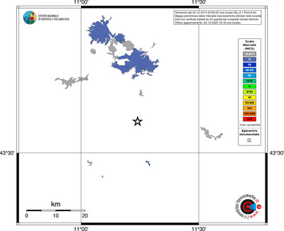 Mappa MCS - territori località