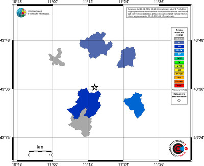Mappa MCS - territori comuni