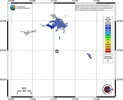 Mappa MCS - territori località